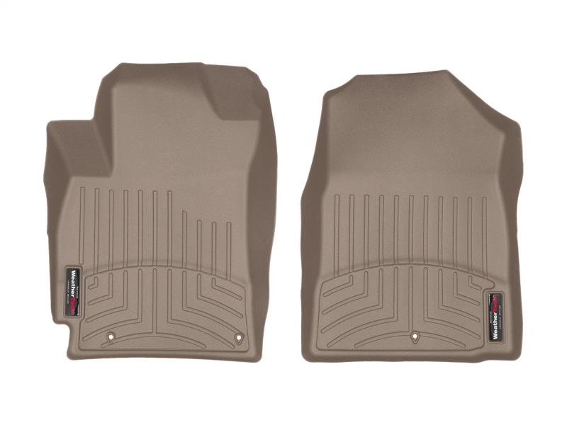 Hyundai Elantra FloorLiner - Front - WeatherTech - DigitalFit - Tan - `17-`27