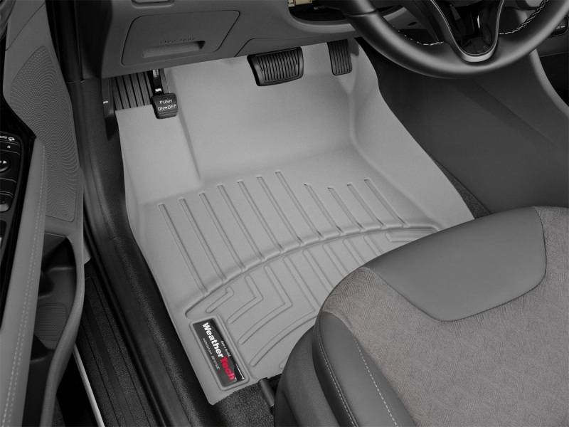 Kia Niro FloorLiner - Front - WeatherTech - DigitalFit - Grey - `17-`27