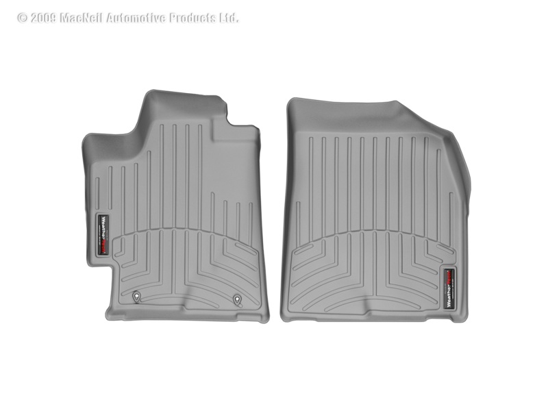Toyota Highlander FloorLiner - Front - WeatherTech - DigitalFit - Grey - `08-`13