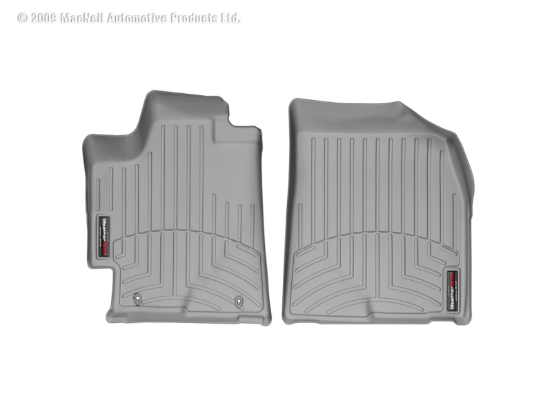 Toyota Highlander FloorLiner - Front - WeatherTech - DigitalFit - Grey - `08-`13