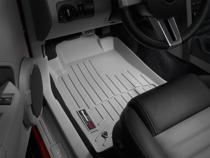 Ford Mustang FloorLiner - Front - WeatherTech - DigitalFit - Grey - `05-`09