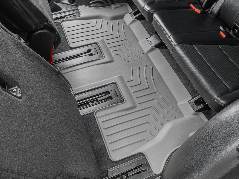Kia Telluride Floor Mat Set - Rear - WeatherTech - FloorLiner HP - Grey - `20-`27