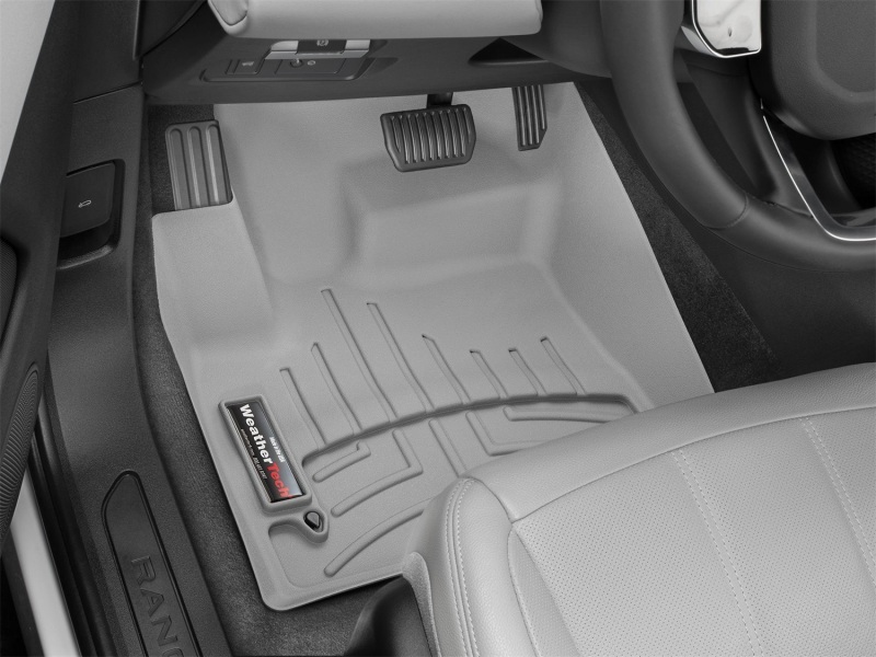 Land Rover Range Rover Evoque Floor Mats - Front - WeatherTech - FloorLiner DigitalFit - Grey - `20-`27