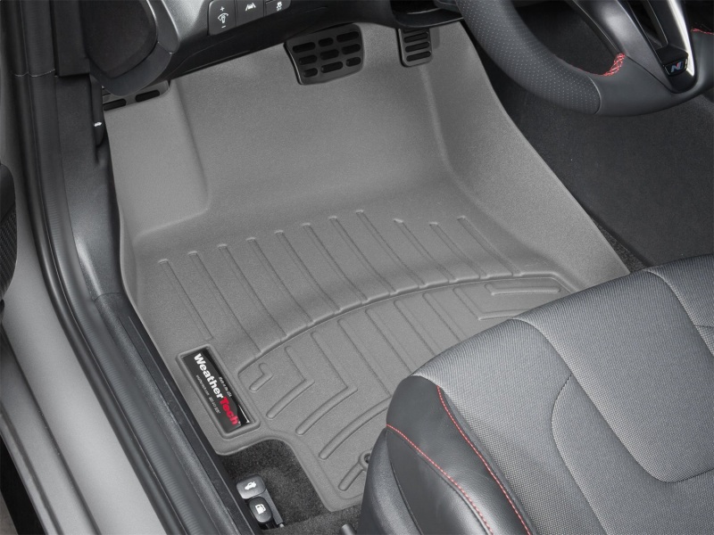 Hyundai Elantra FloorLiner - Front - WeatherTech - DigitalFit - Grey - `21-`27