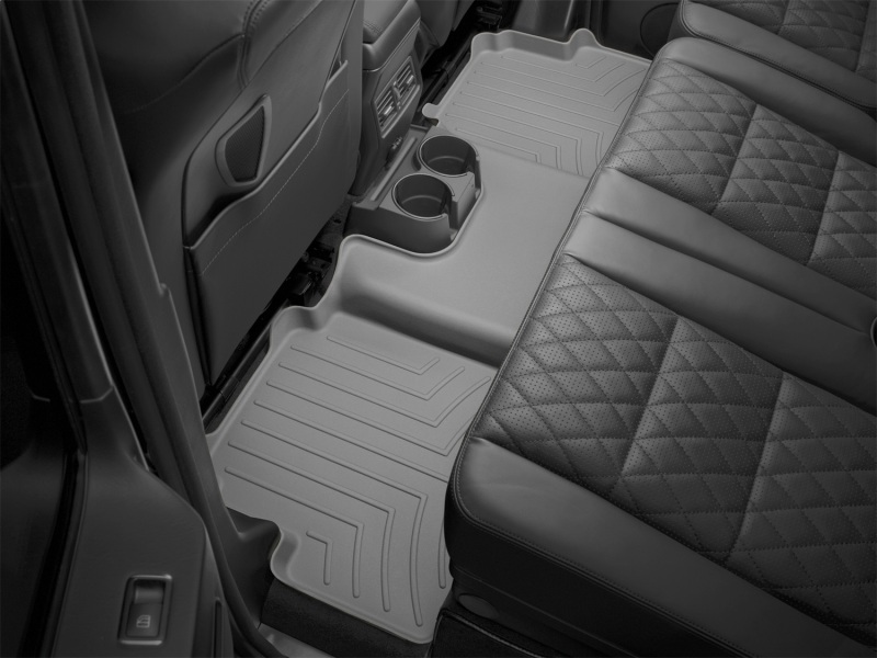Hyundai Ioniq5 Floor Mat Set - Rear - WeatherTech - FloorLiner HP - Grey - `22-`26