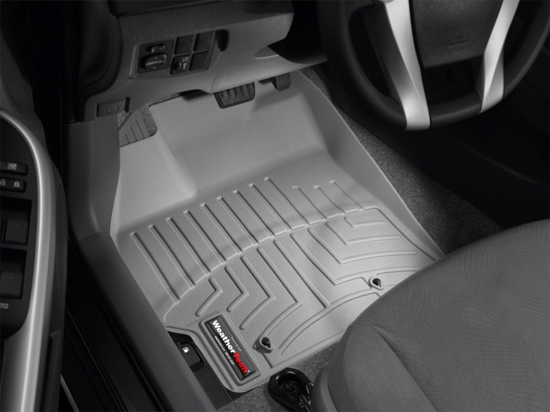 Toyota Prius FloorLiner - Front - WeatherTech - DigitalFit - Grey - `10-`11