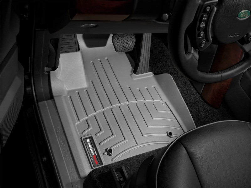 Land Rover Range Rover Floor Liners - Front - WeatherTech - FloorLiner DigitalFit - Grey - `10-`27