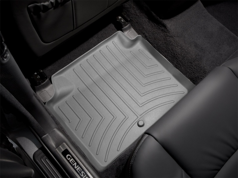 Hyundai Genesis FloorLiner - Rear - WeatherTech - DigitalFit - Grey - `10-`27
