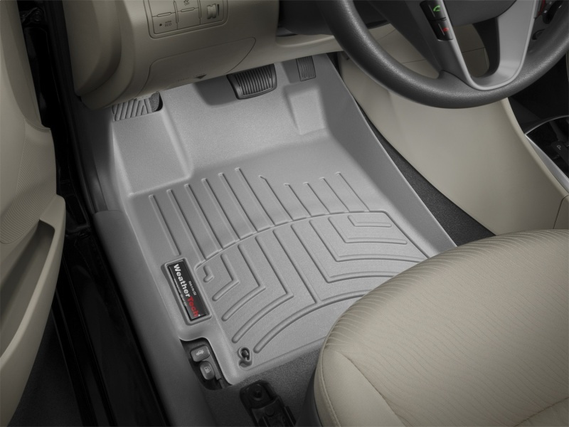 Hyundai Accent Floor Mat Set - Front - WeatherTech - DigitalFit - Grey - `12-`27