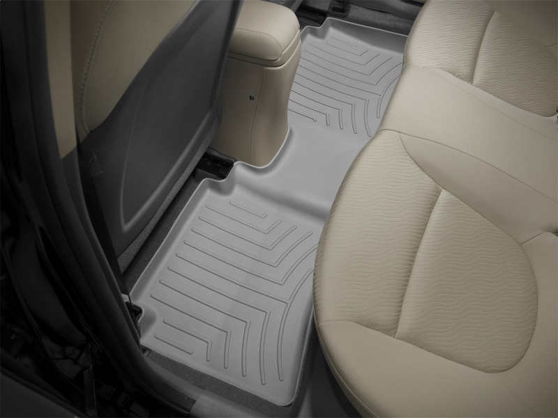 Hyundai Accent Floor Mat Set - Rear - WeatherTech - DigitalFit - Grey - `12-`27