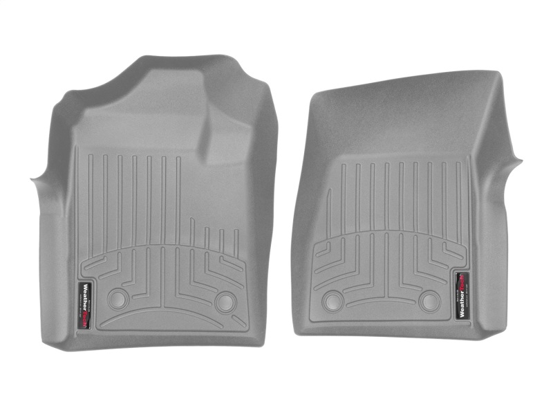 Chevrolet Silverado FloorLiner - Front - WeatherTech - DigitalFit - Grey - `07-`13