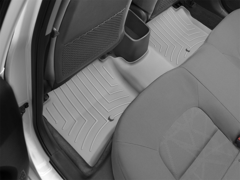 Kia Rio FloorLiner - Rear - WeatherTech - DigitalFit - Grey - `13-`27