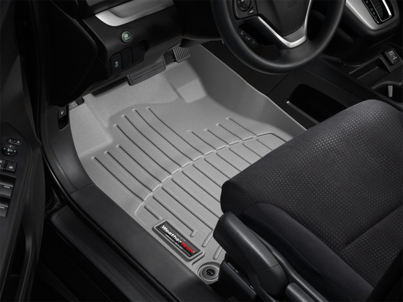 Honda CR-V Floor Mat - Front - WeatherTech - DigitalFit - Grey - `12-`27