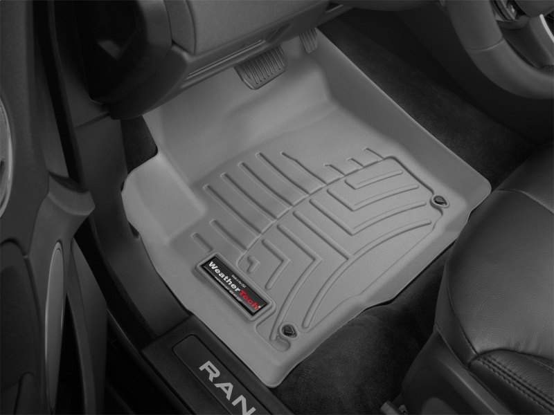 Land Rover Range Rover Evoque Floor Liners - Front - WeatherTech - FloorLiner DigitalFit (HDTE) - Grey - `12-`27
