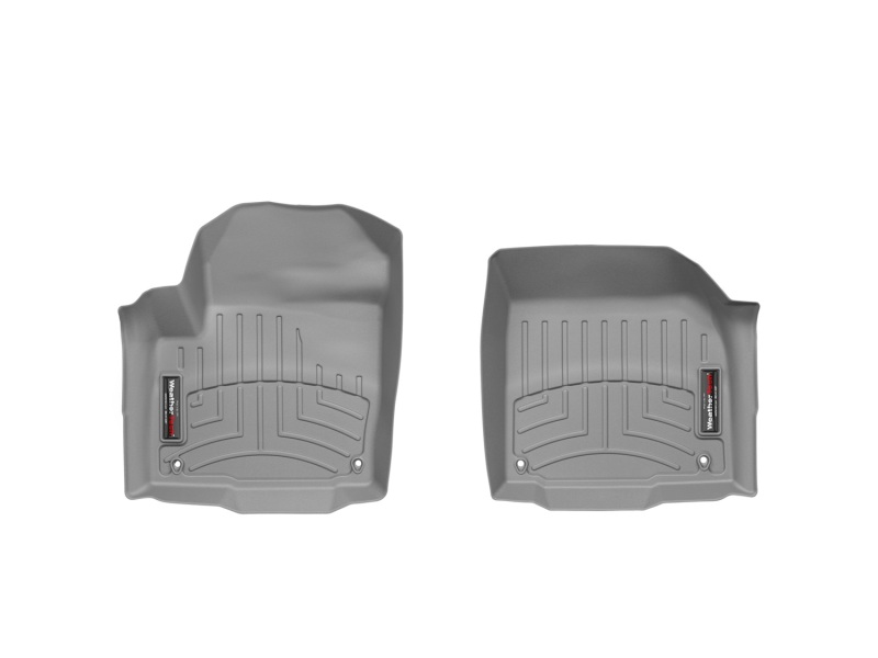 Land Rover Range Rover Evoque Floor Liners - Front - WeatherTech - FloorLiner DigitalFit (HDTE) - Grey - `12-`27