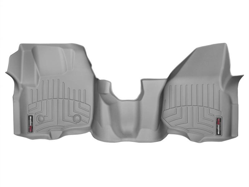 Ford F450 FloorLiner - Front - WeatherTech - DigitalFit - Grey - `12-`13