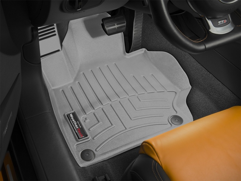 Audi TT FloorLiner - Front - WeatherTech - DigitalFit - Grey - `08-`13