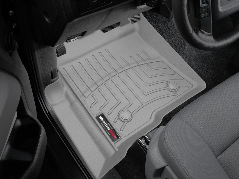 Ford F-150 FloorLiner - Front - WeatherTech - DigitalFit - Grey - `09-`14