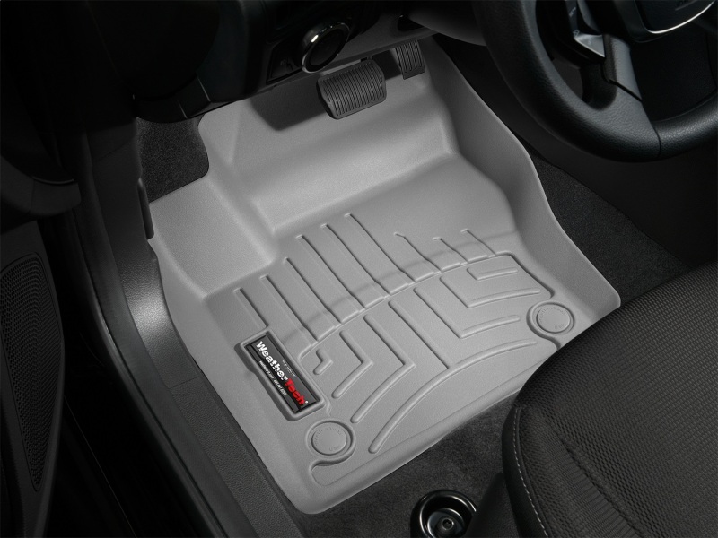 Ford Focus FloorLiner - Front - WeatherTech - DigitalFit - Grey - `12-`14