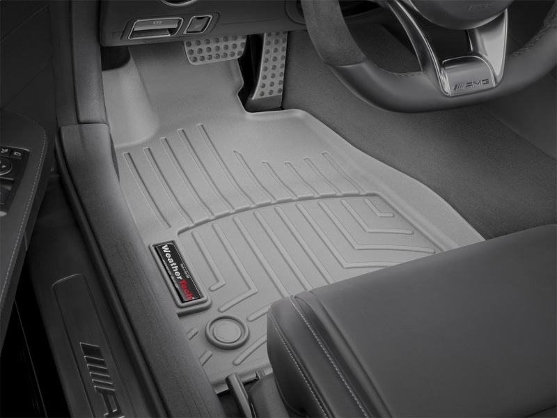 Mercedes-Benz AMG GTS C190 FloorLiner - Front - WeatherTech - DigitalFit - Grey - `16-`27