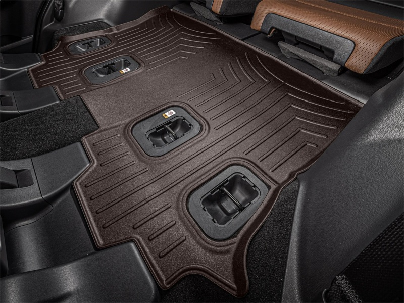 Lexus GX FloorLiner - Rear - WeatherTech - FloorLiner™ DigitalFit® - Cocoa - `24-`26