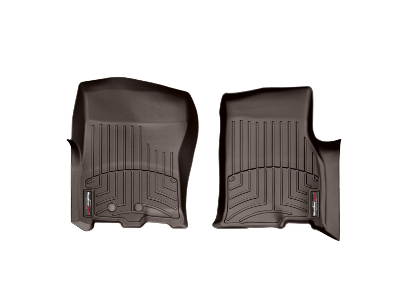Ford Expedition FloorLiner - Front - WeatherTech - DigitalFit - Cocoa - `11-`14