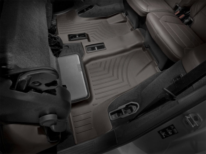 Mercedes-Benz GL-Class FloorLiner - Rear - WeatherTech - FloorLiner™ DigitalFit® - Cocoa - `13-`27