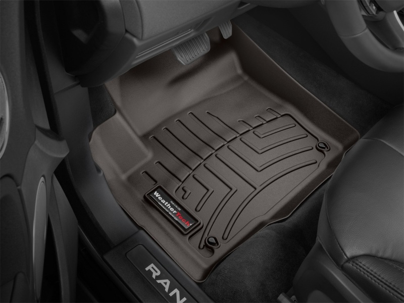 Land Rover Range Rover Evoque Floor Liners - Front - WeatherTech - DigitalFit - Cocoa - `12-`27