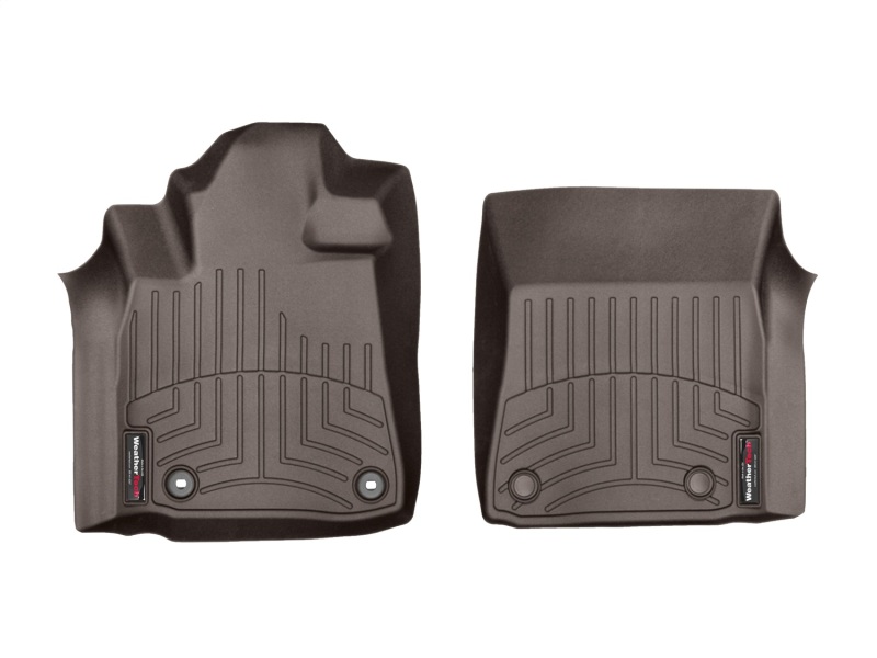 Toyota Sequoia WT FloorLiner - Front - WeatherTech - DigitalFit - Cocoa - `12-`15