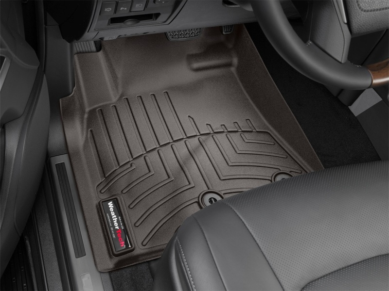 Toyota Land Cruiser FloorLiner - Front - WeatherTech - DigitalFit - Cocoa - `12-`15