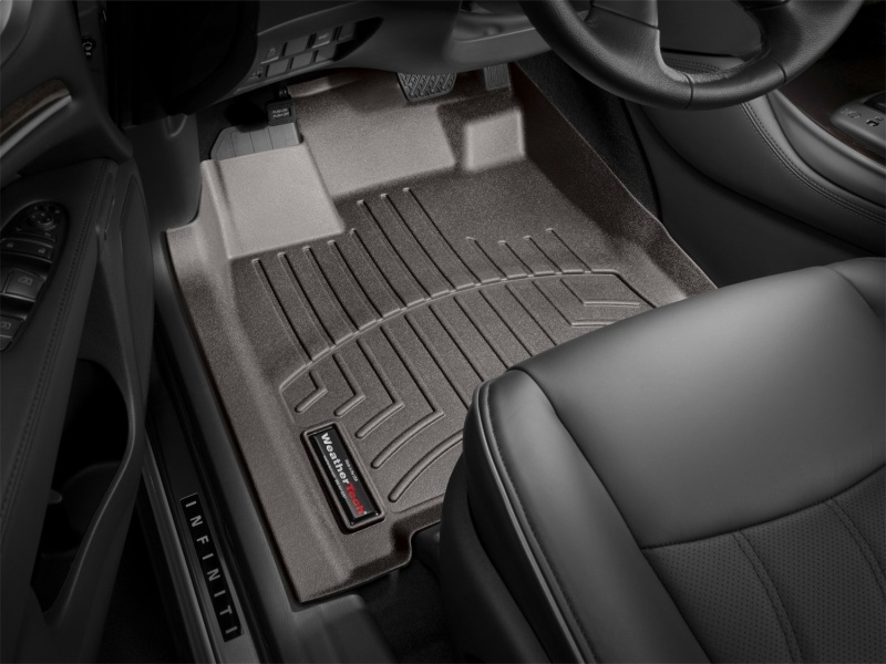 Infiniti JX FloorLiner - Front - WeatherTech - DigitalFit - Cocoa - `13-`27