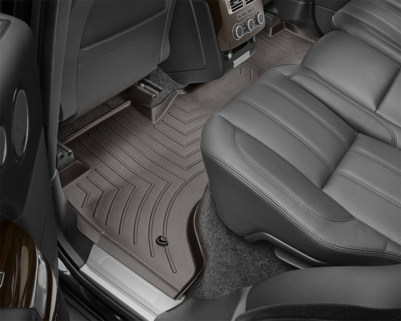 Land Rover Range Rover Floor Liners - Rear - WeatherTech - DigitalFit FloorLiner (HDTE) - Cocoa - `13-`27