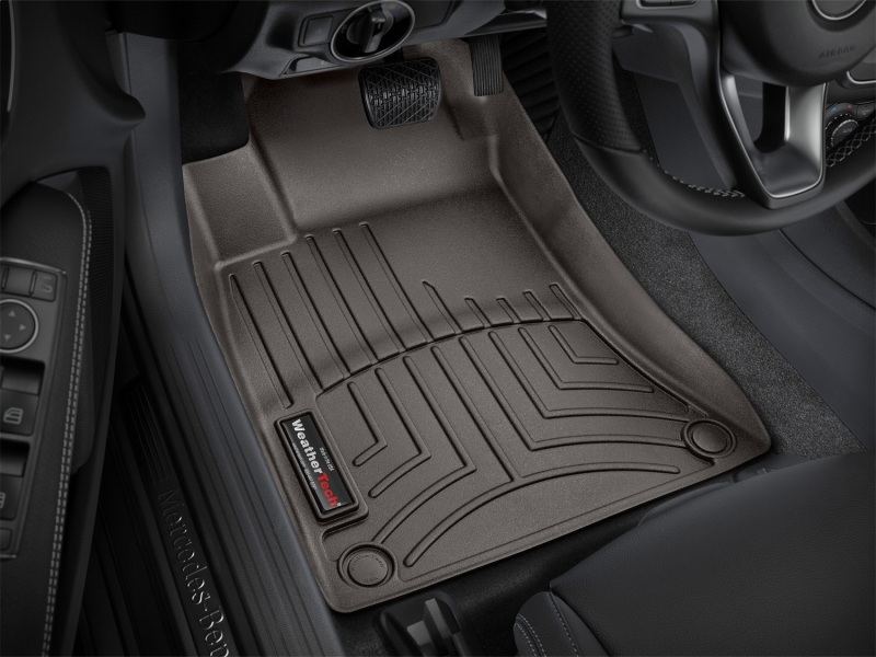 Mercedes-Benz CLA-Class FloorLiner - Front - WeatherTech - DigitalFit - Cocoa - `14-`27