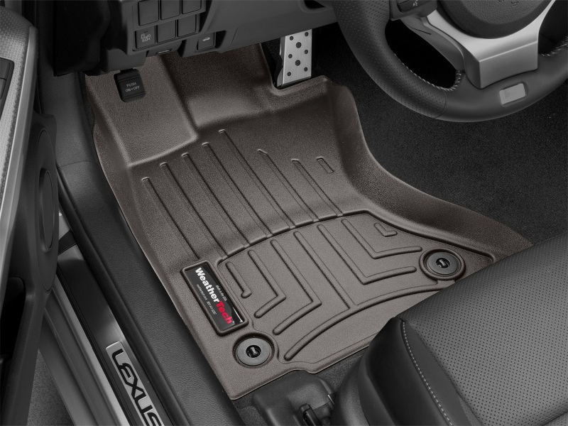 Lexus IS Floor Mat - Front - WeatherTech - FloorLiner DigitalFit - Cocoa - `14-`27