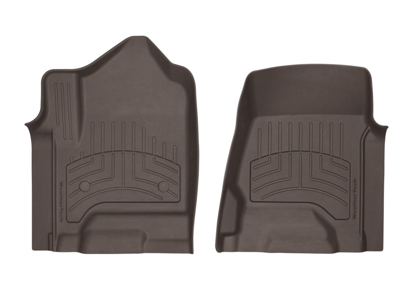 Chevrolet 1500 Floor Mat Set - Front - WeatherTech - FloorLiner HP - Cocoa - `15-`18