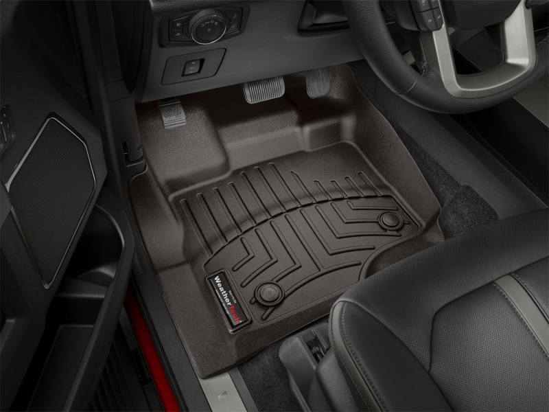 Ford F-150 FloorLiner - Front - WeatherTech - DigitalFit - Cocoa - 2015