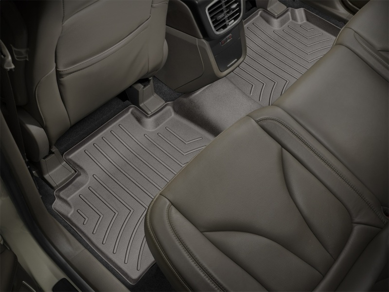 Lincoln MKX Floor Mats - Rear - WeatherTech - FloorLiner DigitalFit - Cocoa - `16-`27