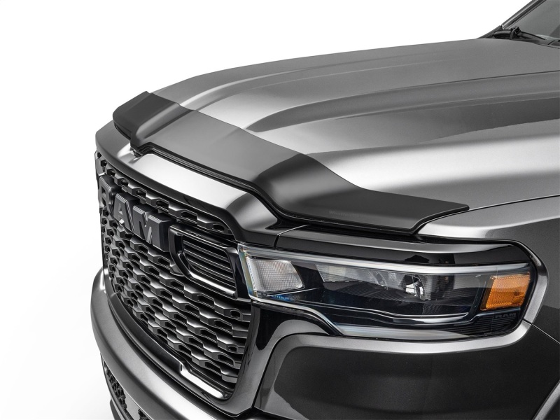 RAM 1500 Hood Protector - WeatherTech - Low Profile Aerodynamic - Matte Black - `19-`26