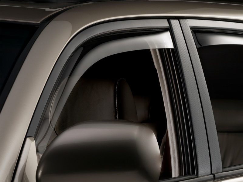 Toyota 4Runner Wind Deflector - Front - WeatherTech - Side Window Deflector - Dark Smoke - `03-`09