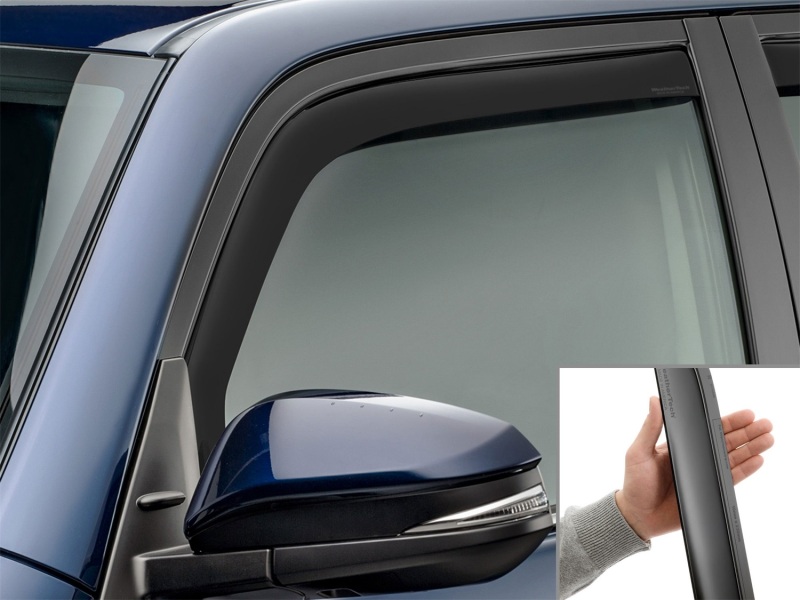 Toyota 4Runner Deflector - Front - WeatherTech - Side Window - Matte Black - `10-`24