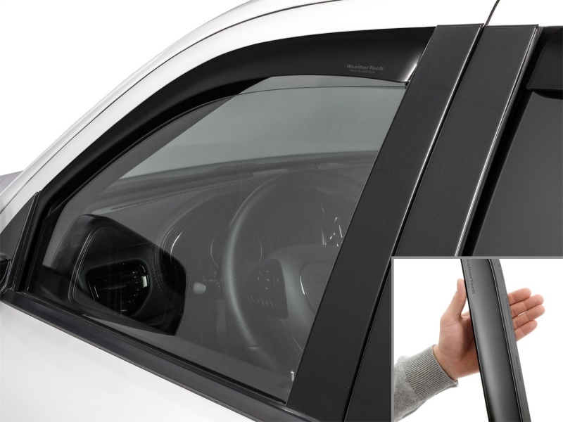 Dodge Durango Front Side Window Deflectors - WeatherTech - Matte Black - `11-`26