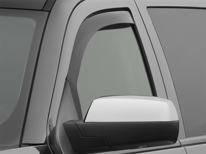 Chevrolet Silverado Wind Deflectors - Front - WeatherTech - Dark Smoke - `14-`27