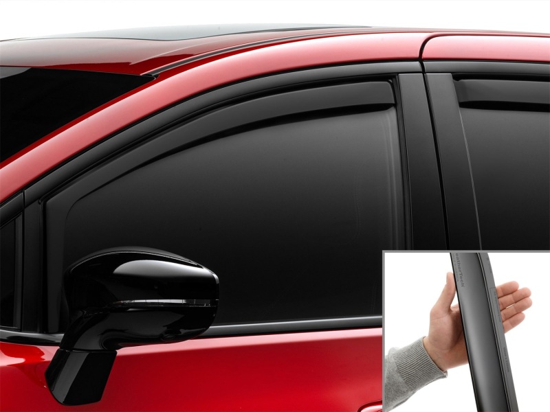 Chrysler Pacifica Wind Deflector - Front - WeatherTech - Matte Black - `17-`26