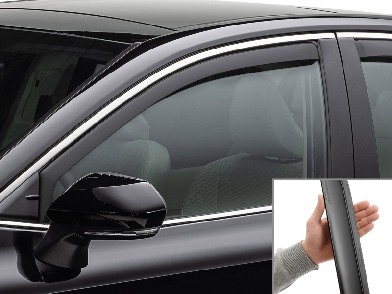 Toyota Camry Wind Deflectors - Front - WeatherTech - Matte Black - `18-`26