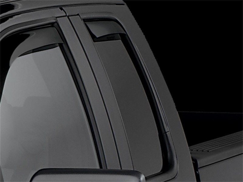 Ford F-150 Rear Side Window Deflectors - WeatherTech - Dark Tint - 2004