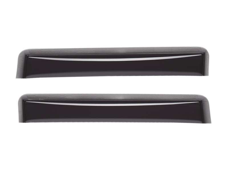 Hyundai Accent Rear Side Window Deflectors - WeatherTech - Dark Smoke - `12-`27