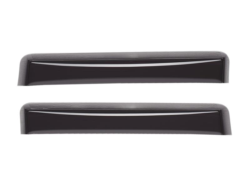 Ford F-550 Wind Deflectors - Rear - WeatherTech - Dark Smoke - `17-`27