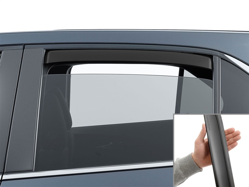 Chevrolet Equinox Wind Deflectors - Rear - WeatherTech - Matte Black - `18-`24