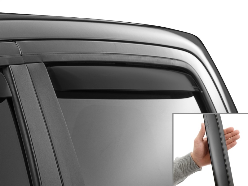 Dodge Ram Deflector - Rear - WeatherTech - Matte Black - `19-`26