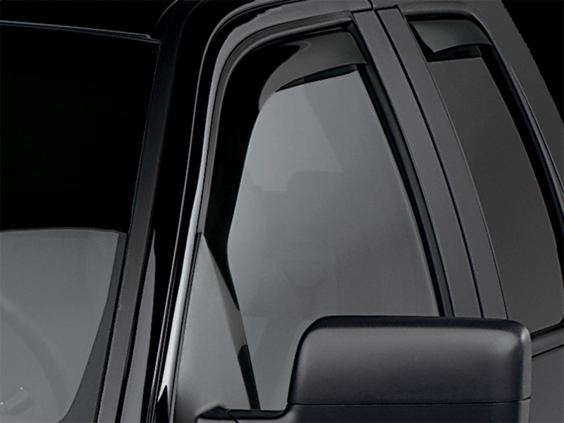 Ford F150 Wind Deflectors - Front + Rear - WeatherTech - Dark Smoke - `04-`08